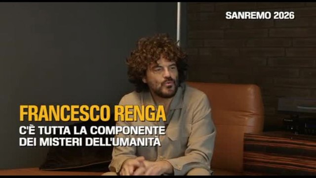 Sanremo, Francesco Renga: c'è tutta la componente dei misteri umanità