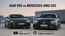 Audi RS5 Limousine vs Mercedes-AMG C63 S E-Performance Test