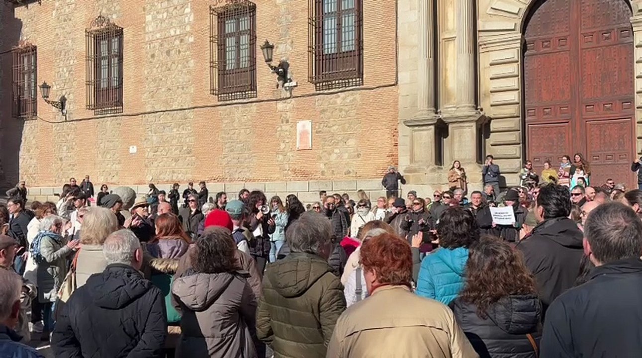 Manifestación de Arba Toledo en defensa del Valle