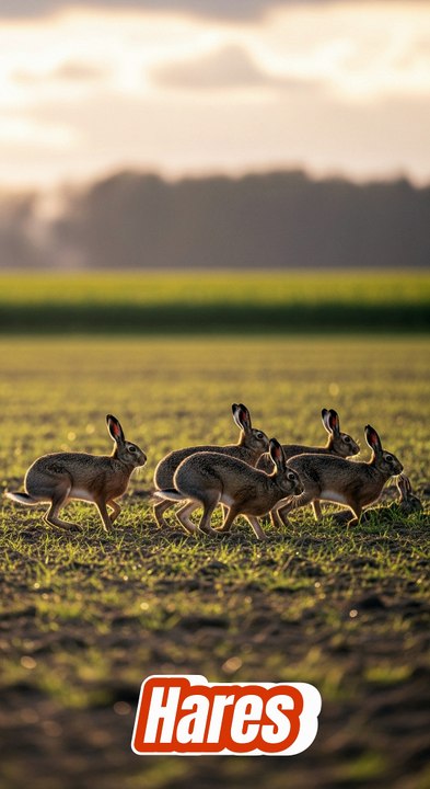 Hares – The Swift Runners of the Open Fields 🐇🌾