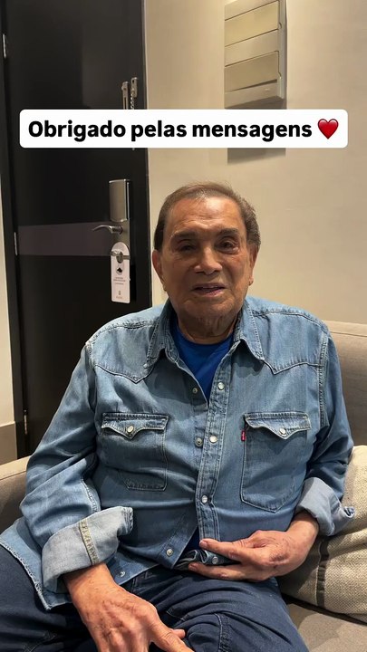 Dedé Santana tranquilizar fãs após ser internad...