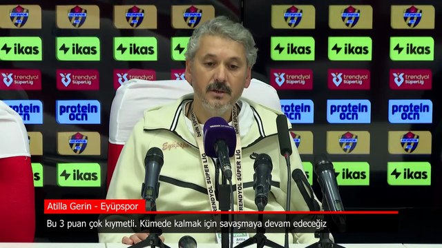 Atilla Gerin: Kümede kalmak için savaşmaya devam edeceğiz