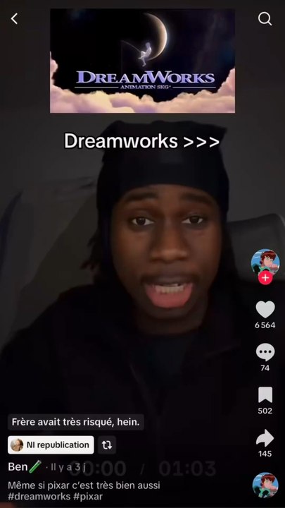 Team Dreamworks ou Pixar ??