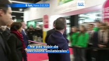 Dermatose, droits de douane, violence politique : les annonces de Macron au Salon de l'agriculture