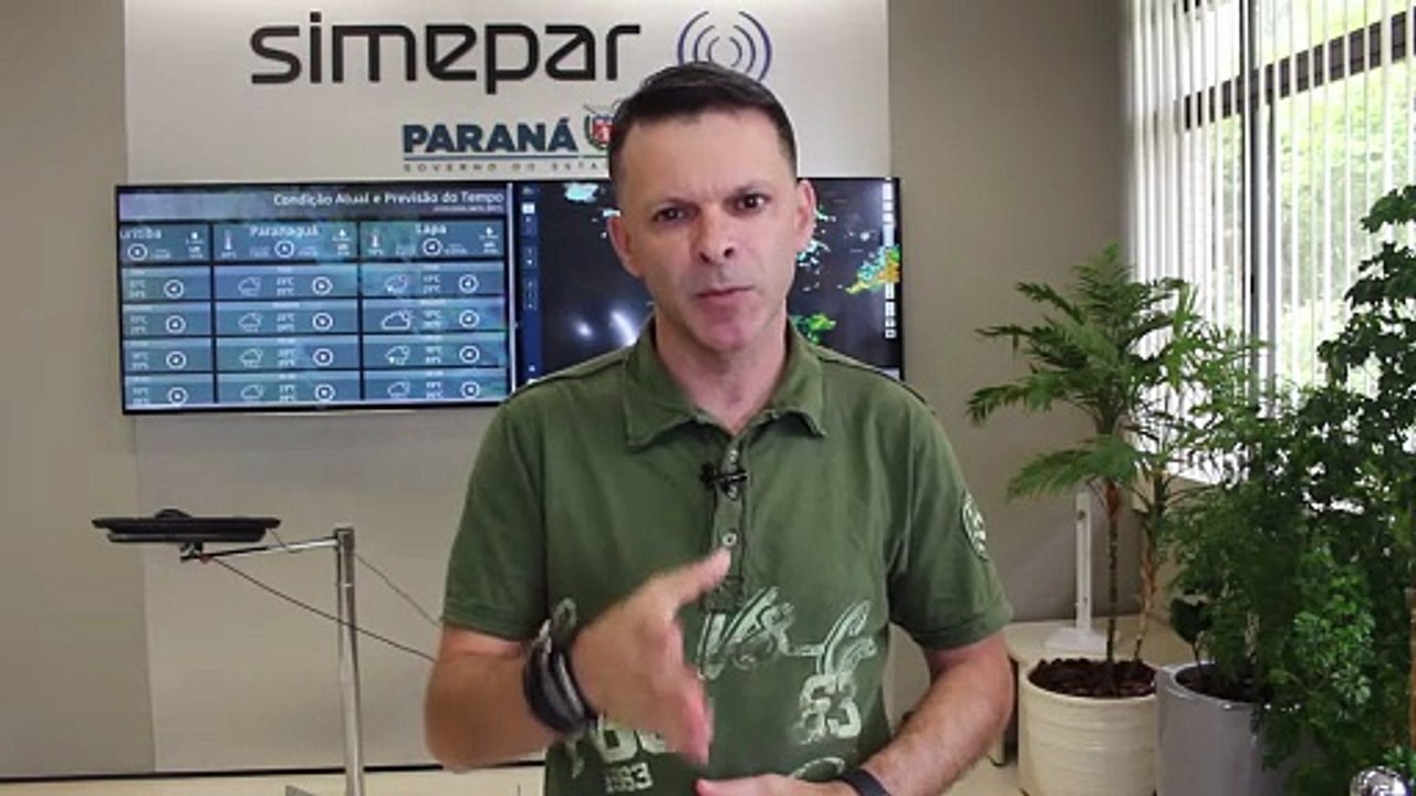 Inmet emite alerta de tempestade com granizo para Umuarama e região