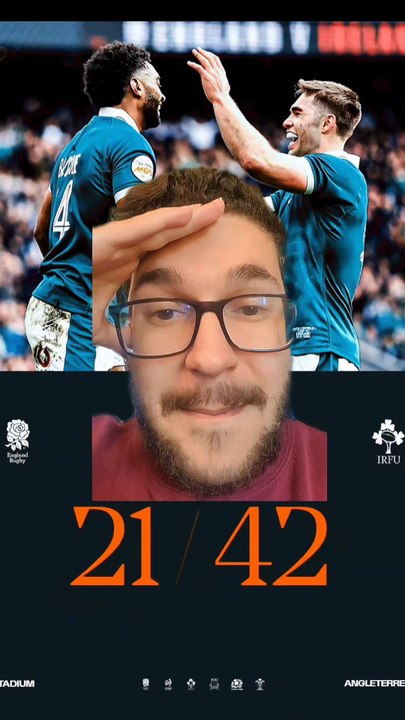 L'IRLANDE HUMILIE L'ANGLETERRE À TWICKENHAM 21-42 ☘️Les Anglais peuvent dire adieu au gain de ce tournoi des VI nations après une prestation honteuse devant leur public. Pour l'Irlande c'est une victoire qui fera date.