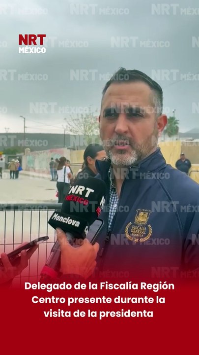 🏛️ El delegado de la Fiscalía en la Región Centro, Everardo Lazo, arribó al evento de entrega de viviendas durante la visita de la presidenta Claudia Sheinbaum.