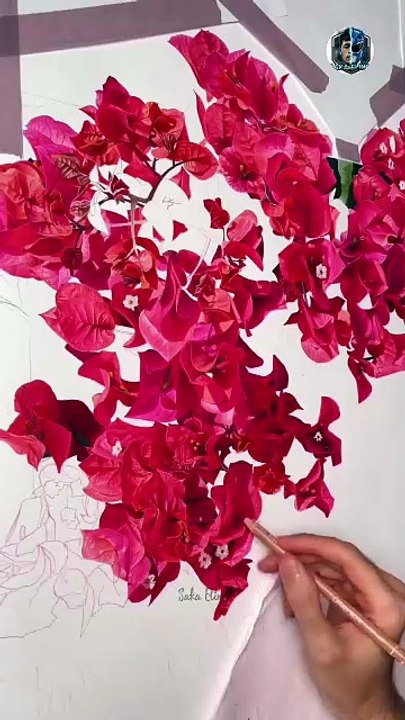 Is This Real or a Drawing? Creating Incredible 3D Floral Art"