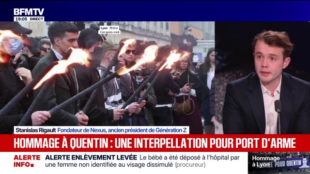 Marche pour Quentin Deranque: Ce rassemblement avait deux objectifs: demander justice pour Quentin et lui rendre hommage , déclare Stanislas Rigault, fondateur de Nexus