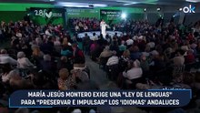 María Jesús Montero exige una "ley de lenguas" para "preservar e impulsar" los 'idiomas' andaluces