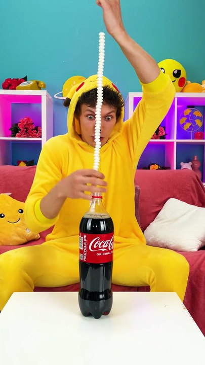 When Pikachu Attacks The Soda! 😆🥤⚡ #LOL #Viral