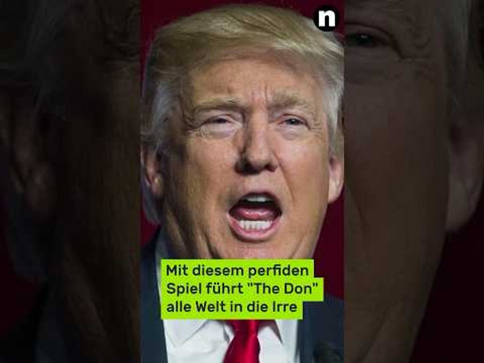 Donald Trump: Mit diesem perfiden Spiel führt 'The Don' alle Welt in die Irre