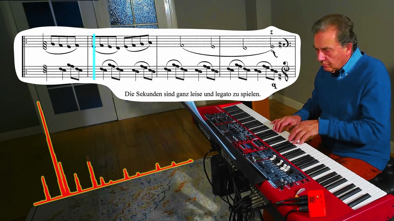 Etüde 1 – Übung für die Sekunde (Géza Losó) | Klavierstück in drei Notationsformen