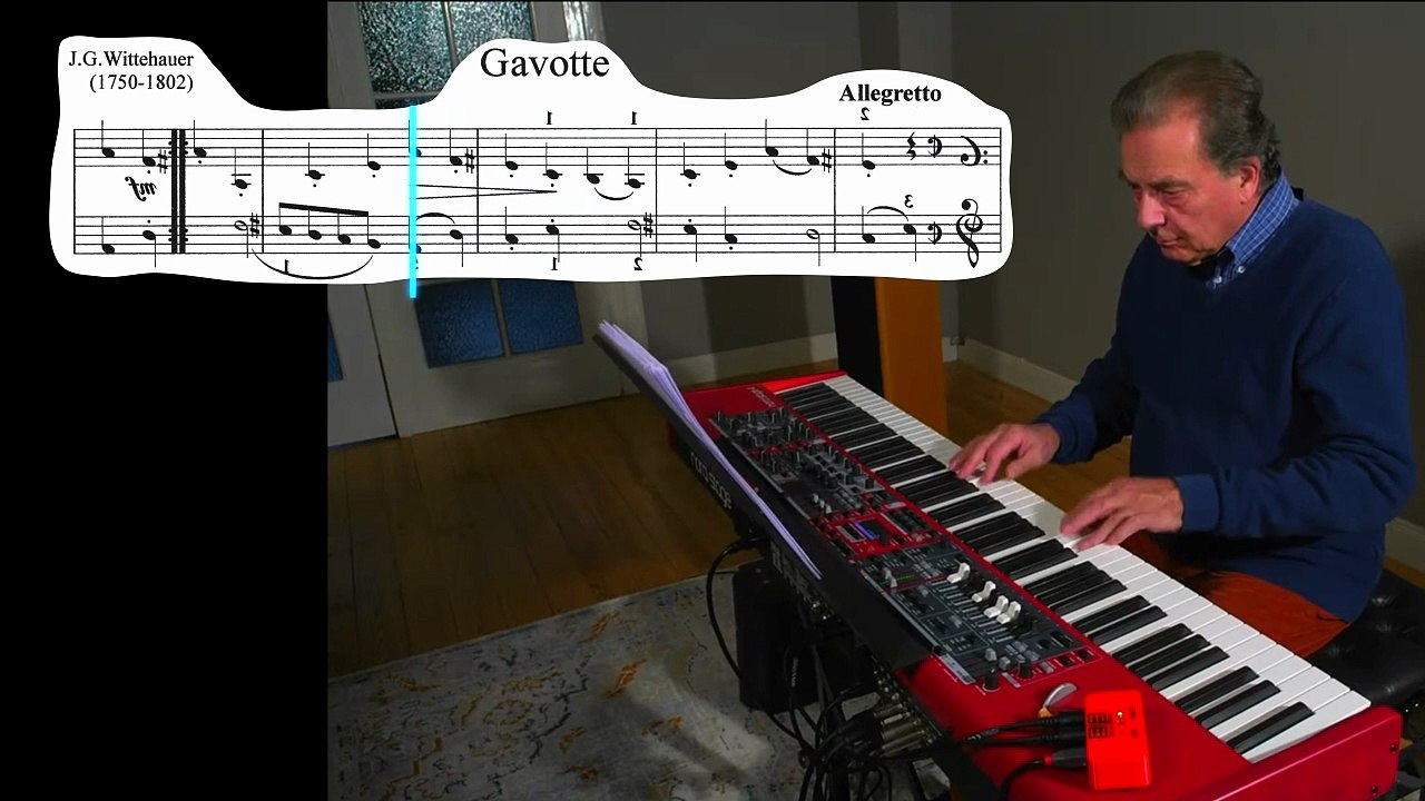 Gavotte – Johann Georg Witthauer | Band 2 der Loso Klavierschule