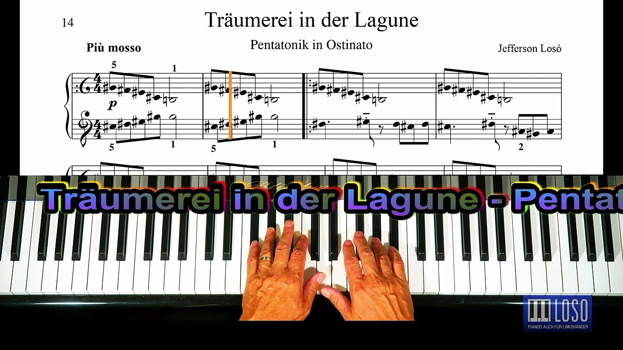 Träumerei in der Lagune – Band 2 der Loso Klavierschule | Jefferson Losó