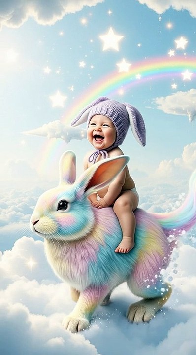 Cute Laughing Kid Meets a Friendly Goat | AI Kids