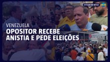 Líder opositor recebe anistia e reaparece na Venezuela