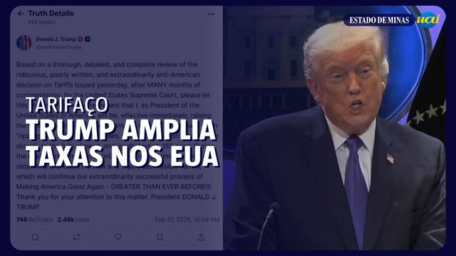 Trump reage à Suprema Corte e aumenta tarifas mundiais