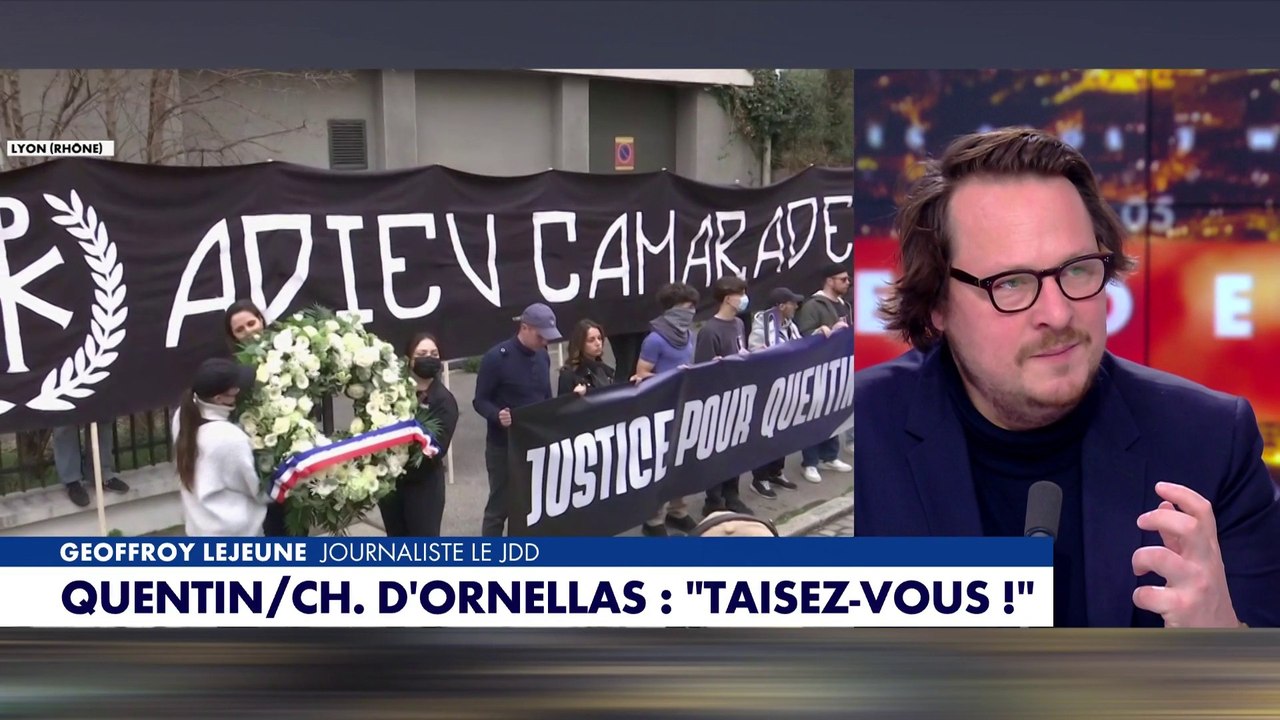 Geoffroy Lejeune : «Des médias vont salir Quentin pour dire qu’il n’était pas ce qu’il était»