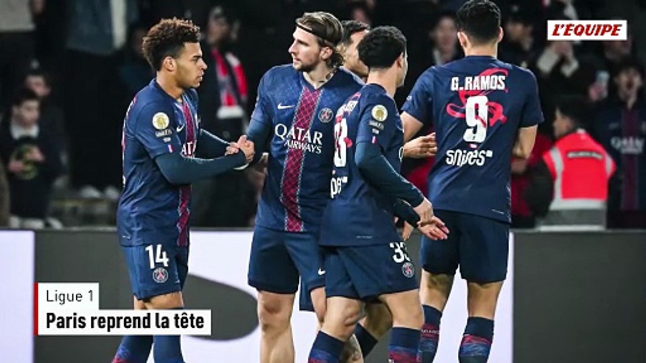 Le PSG surclasse Metz et reprend la place de leader de Ligue 1, deux points devant Lens - Foot - Ligue 1