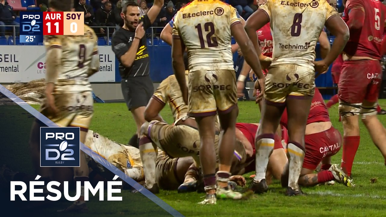 PRO D2 Saison 2025-2026 J21 - Résumé Stade Aurillacois - Soyaux-Angoulême XV