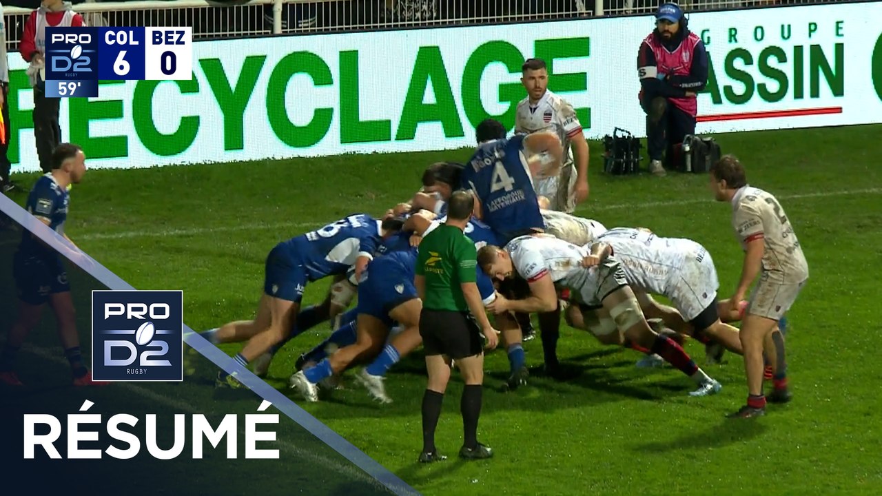 PRO D2 Saison 2025-2026 J21 - Résumé Colomiers Rugby - AS Béziers Hérault