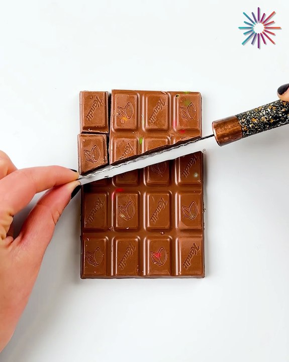 Get one extra chocolate piece every time🤣