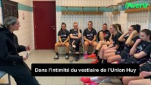 Dans l'intimité du vestiaire de l'Union Huy