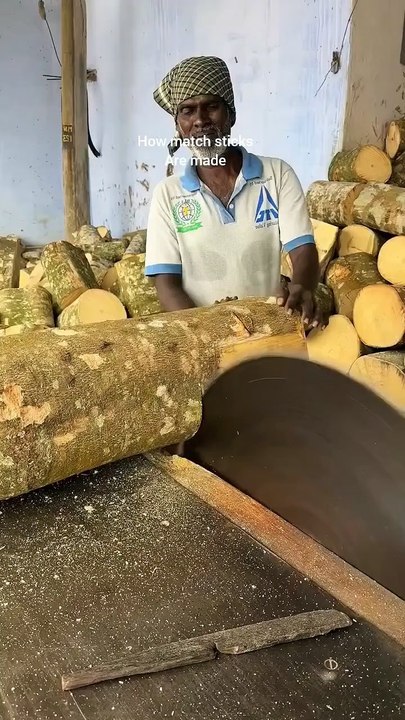 How match sticks are made in factories