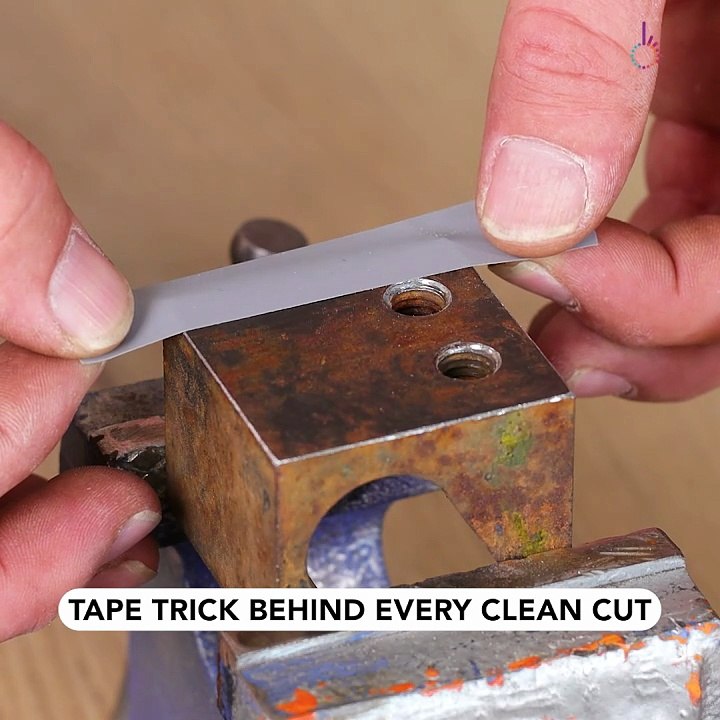 The tape trick behind every clean cut⚙️