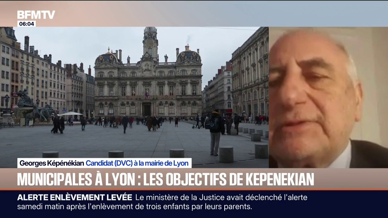 Municipales 2026: les objectifs de Georges Képénékian, candidat divers centre à la mairie de Lyon