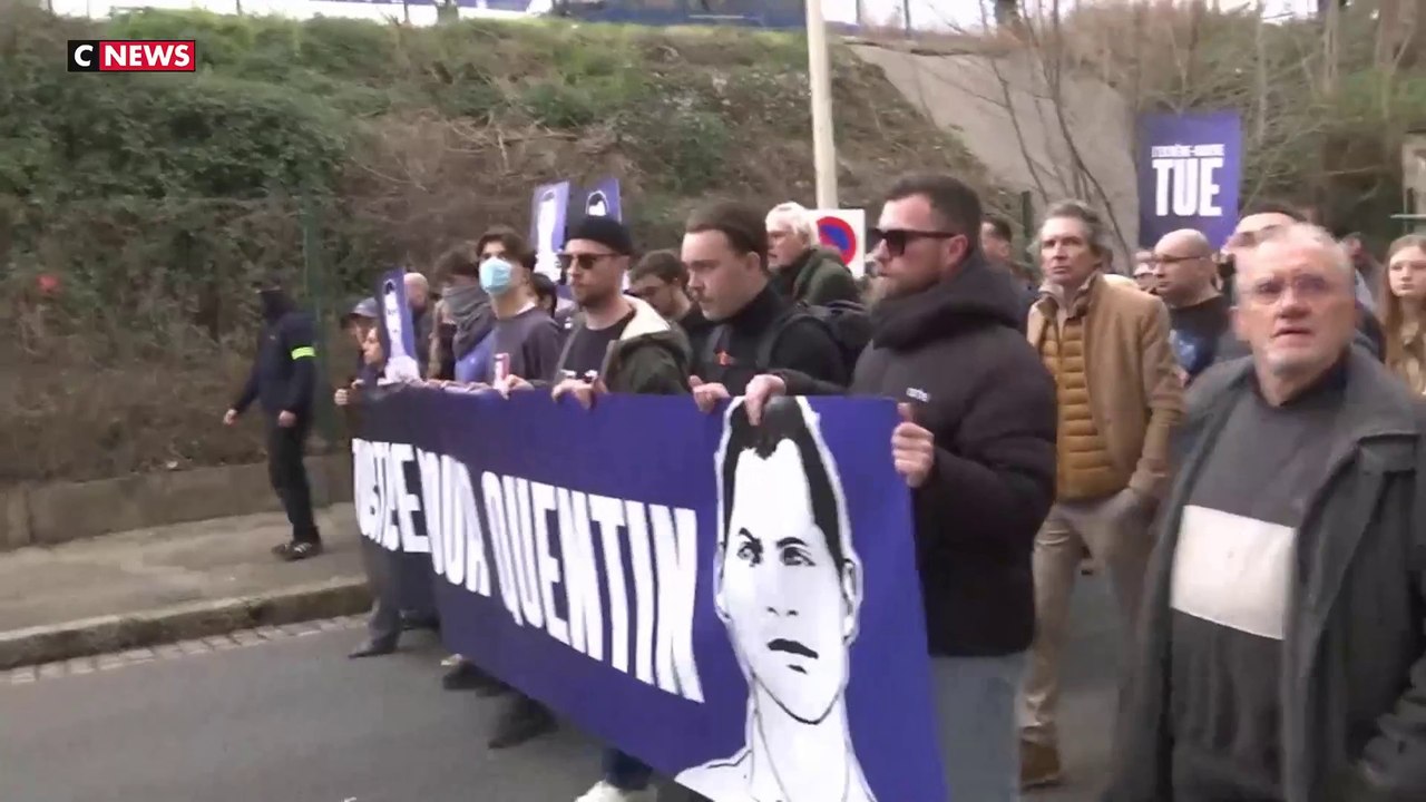 Hommage à Quentin Deranque : 3.200 participants à Lyon