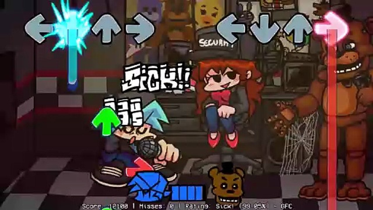 Funkin' At Fazbear's Pizzeria Demo (FNF Mod) Five Nights at Freddy's Mod Vs Bonnie and Freddy