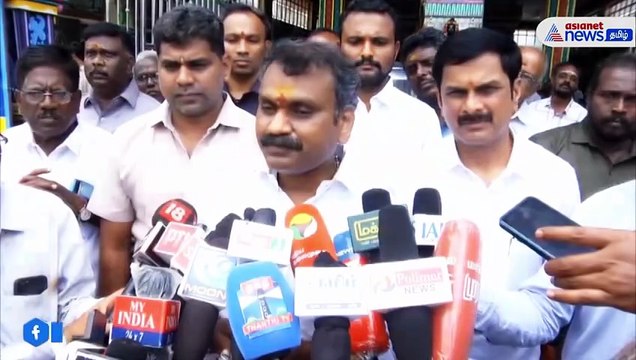தமிழ்நாட்டு மக்கள் திமுக என்ற அரக்கனிடம் சிக்கி தவிக்கிறார்கள் ! அமைச்சர் எல் முருகன் பேட்டி