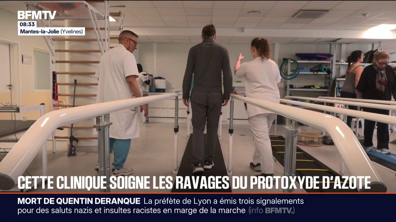 À Mantes-la-Jolie, dans les Yvelines, cette clinique soigne des patients qui ont consommé du protoxyde d'azote