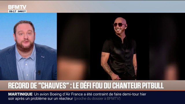 Le chanteur Pitbull veut battre le record du monde du plus grand rassemblement de 'chauves' lors de son concert à Londres