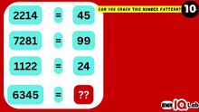 #ThinkBeforeYouAnswer 😑😒 Can you crack this number pattern? (P.1)🤯