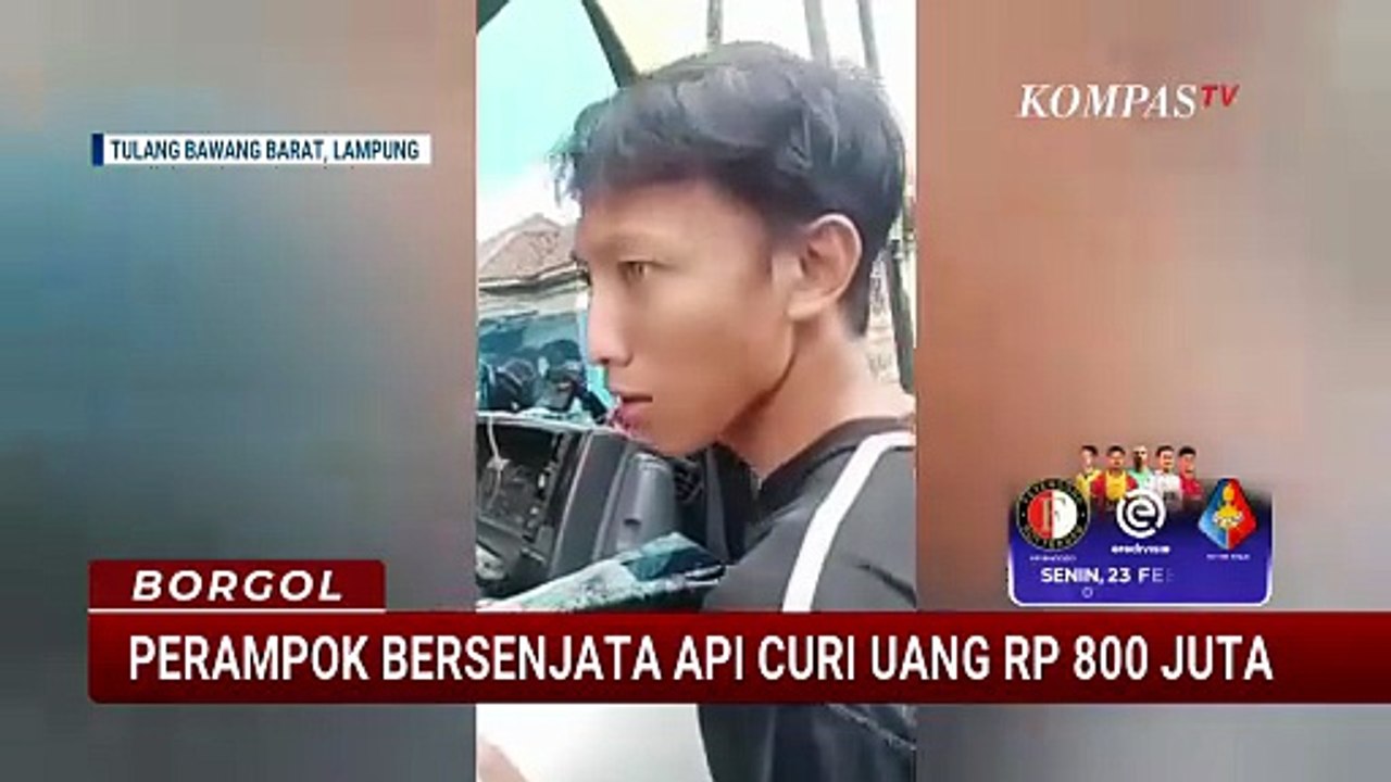 Sebulan Buron, 3 Perampok Bersenjata Api yang Gasak Uang Rp800 Juta di Lampung Ditangkap | BORGOL