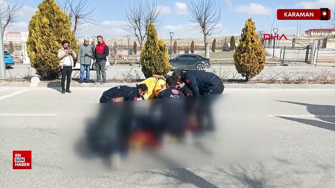 Karaman’da minibüsün çarptığı Hasan Yılmaz yaşamını yitirdi