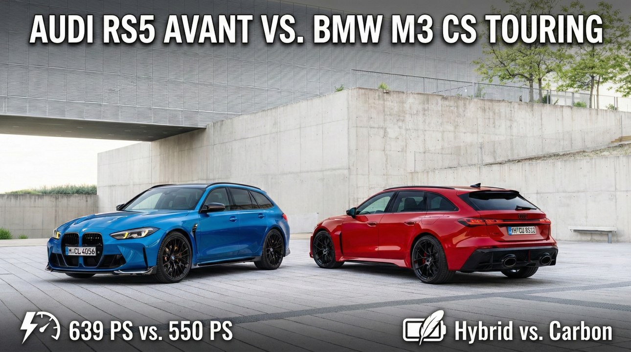Audi RS5 Avant oder BMW M3 CS Touring?