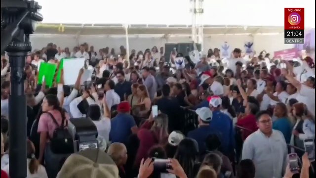 Claudia Sheinbaum pausa acto para escuchar a madres buscadoras en Coahuila