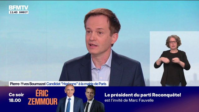 Municipales à Paris: Une majorité des Parisiens ne veut pas de ce match du passé entre Mme. Dati et M. Grégoire , estime Pierre-Yves Bournazel, candidat Horizons