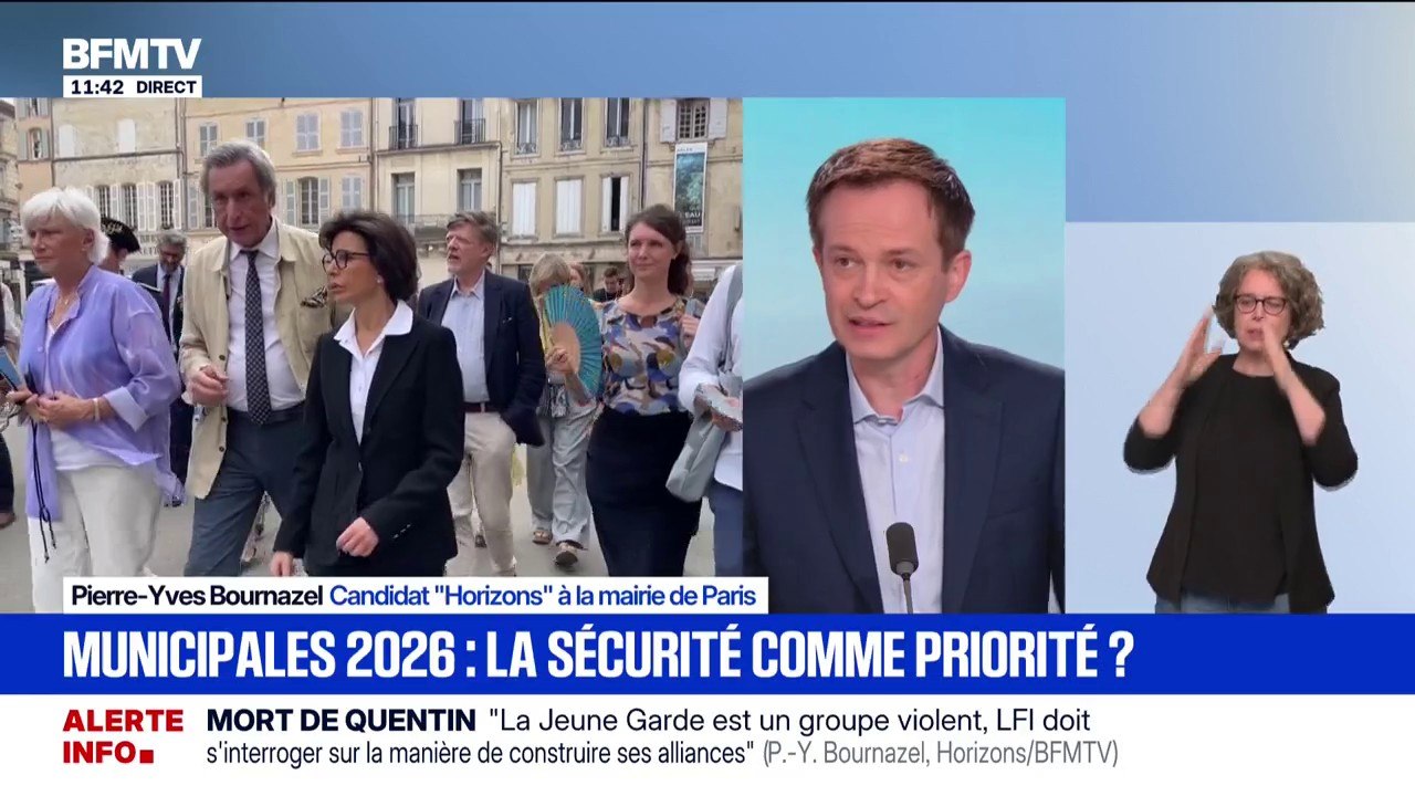 Municipales à Paris: Pierre-Yves Bournazel, candidat "Horizons", veut faire "un choc d'offre" en remettant "60.000 logements sur le marché"