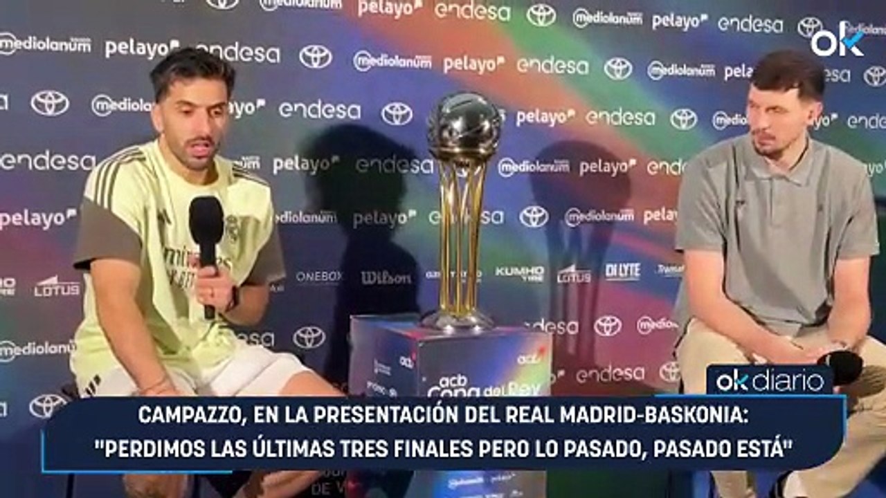 Campazzo, en la presentación del Real Madrid-Baskonia: "Perdimos las últimas tres finales pero lo pasado, pasado está"