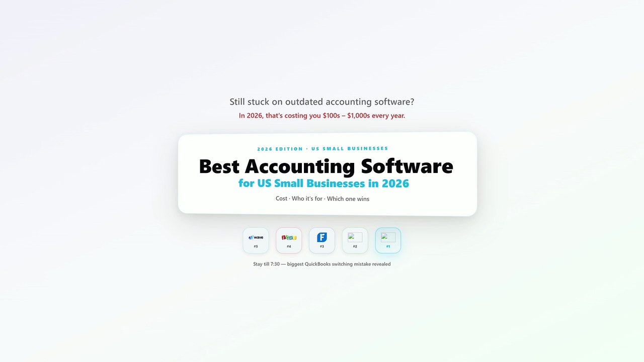 Best Accounting Software USA 2026 – Top 5 Ranked