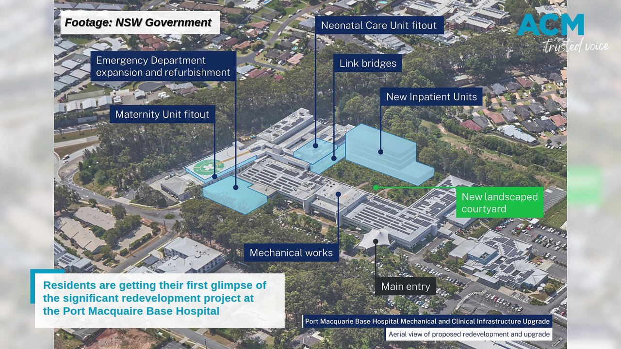 First look at Port Macquarie Base Hospital's multi-million-dollar upgrade