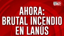 Ahora: se incendia una fábrica de cuero en Lanus