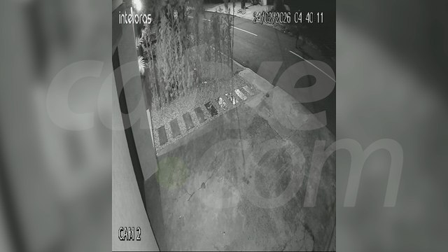Câmera flagra furto de fios no bairro Alto Alegre