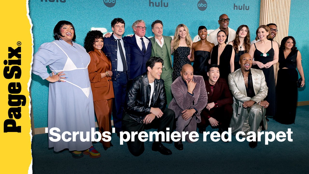 Zach Braff, Donald Faison and more attend the 'Scrubs' premiere