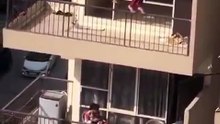A Mother’s Risky Choice Hanging Her Son Between the 9th and 10th Floors